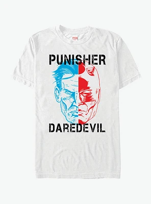Marvel The Punisher vs. Daredevil Profile T-Shirt