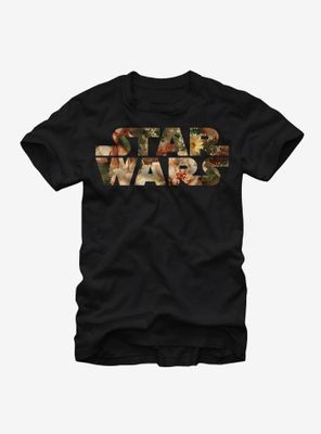 Star Wars Floral Print Logo T-Shirt