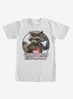 Marvel Guardians of the Galaxy Rocket Circle T-Shirt