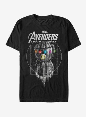 Marvel Avengers: Infinity War Gauntlet Drip T-Shirt