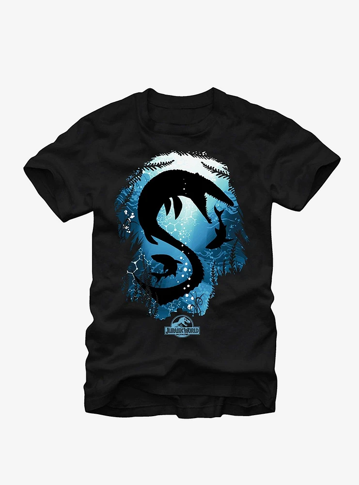 Jurassic World Mosasaurus With Sharks T-Shirt