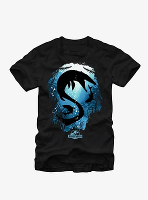Jurassic World Mosasaurus With Sharks T-Shirt