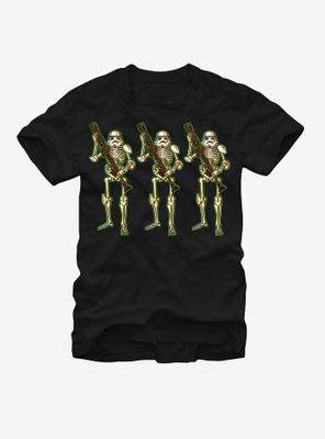 Star Wars Halloween Stormtrooper Skeletons T-Shirt