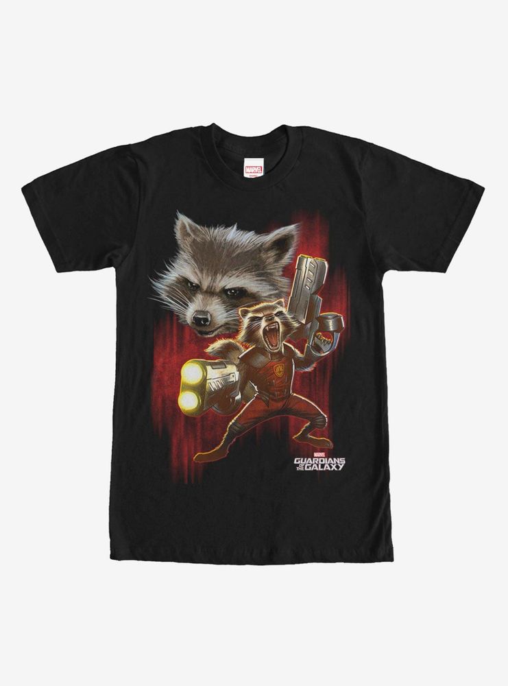 Marvel Guardians of the Galaxy Rocket Fight T-Shirt