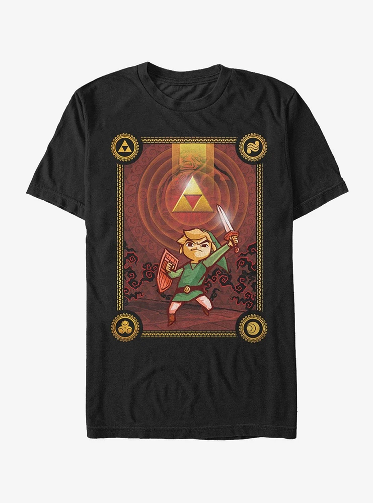 Nintendo Legend of Zelda Link Triforce T-Shirt