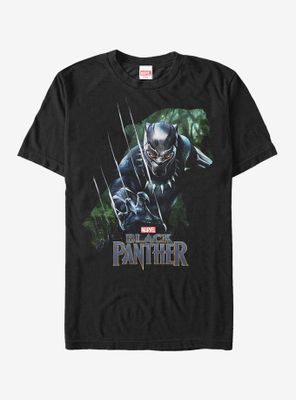 Marvel Black Panther 2018 Jungle Silhouette T-Shirt