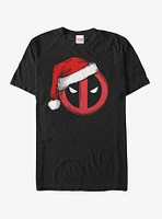 Marvel Christmas Deadpool Santa Hat T-Shirt