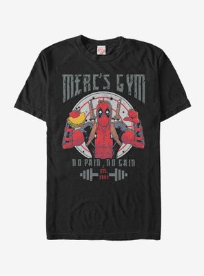 Marvel Deadpool Gym No Pain Gain T-Shirt