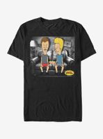 Beavis and Butt-Head Watching Music Videos T-Shirt