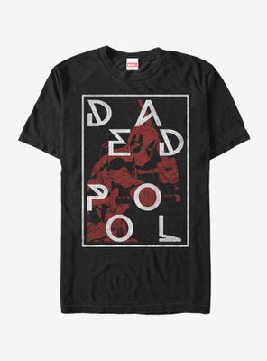 Marvel Deadpool Name Frame T-Shirt