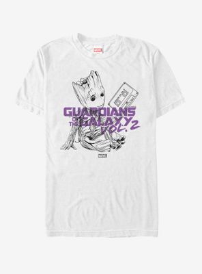 Marvel Guardians of the Galaxy Vol. 2 Groot Music T-Shirt