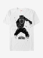 Marvel Black Panther 2018 Drip Pattern T-Shirt