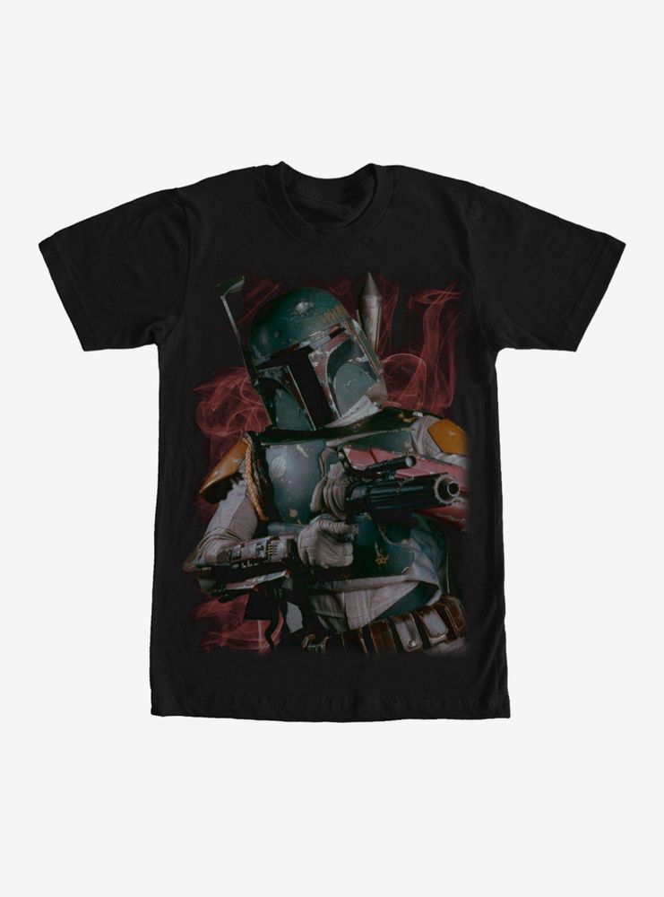 Star Wars Boba Fett Bounty Hunter Smoke T-Shirt