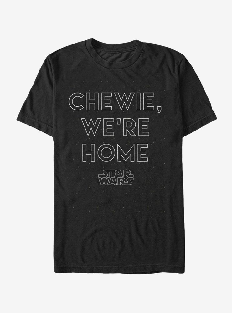 Star Wars Chewie We're Home T-Shirt