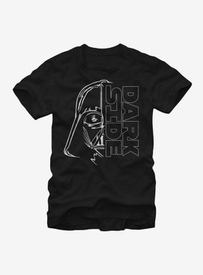 Star Wars Darth Vader Dark Side Two Face T-Shirt
