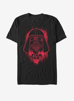 Star Wars Darth Vader Helmet Spray Paint T-Shirt