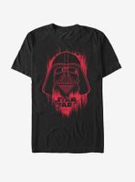 Star Wars Darth Vader Helmet Spray Paint T-Shirt