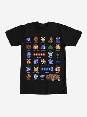 Nintendo Pixelated Legend of Zelda Enemies T-Shirt