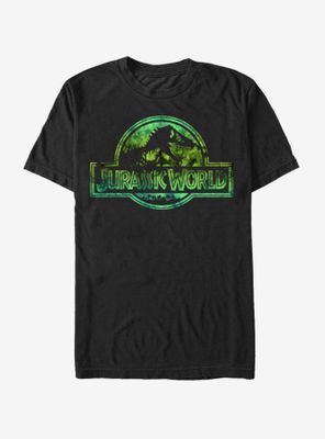 Jurassic World Logo Tie Dye Print T-Shirt