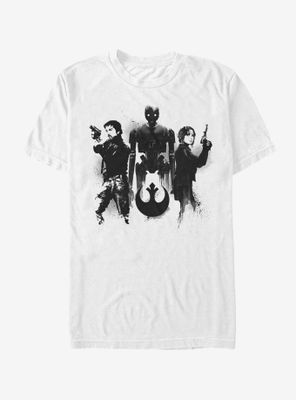 Star Wars Rebellion Hero Silhouette T-Shirt