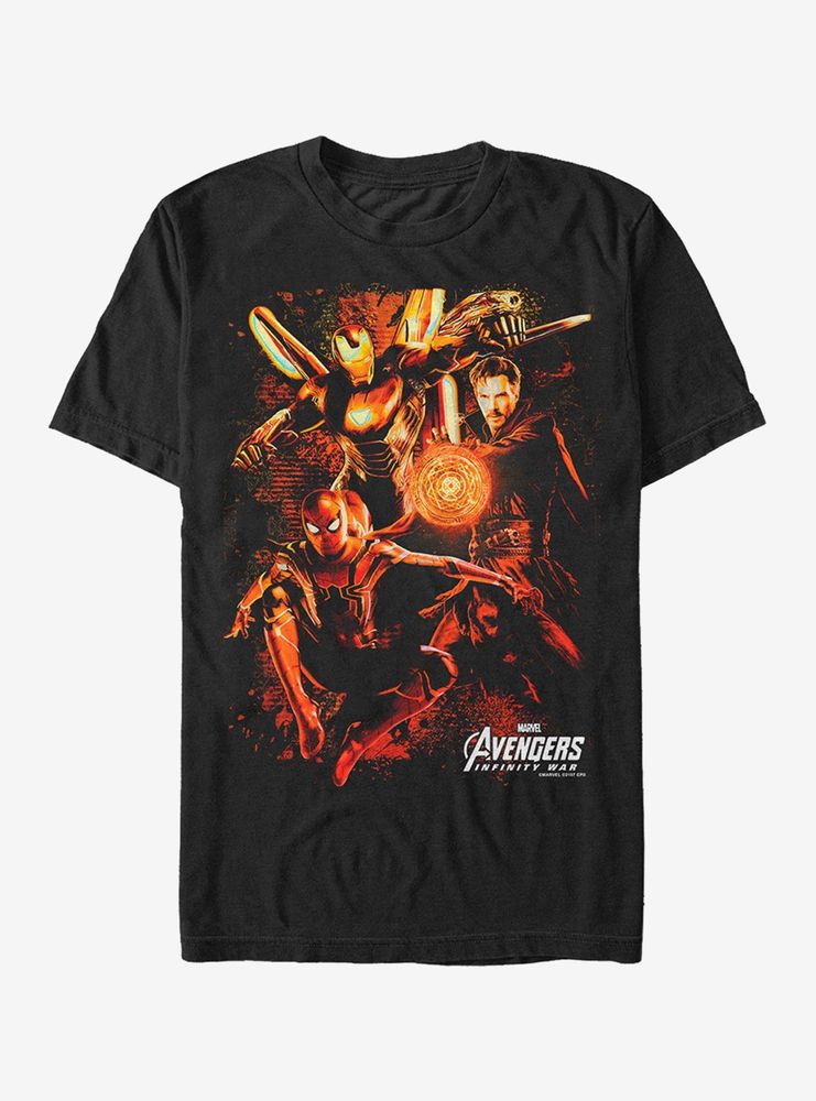 Marvel Avengers: Infinity War Group Glow T-Shirt