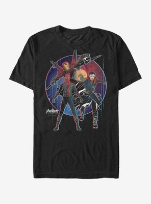 Marvel Avengers: Infinity War Spider-Man Circle T-Shirt