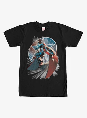 Marvel Captain America Wings T-Shirt