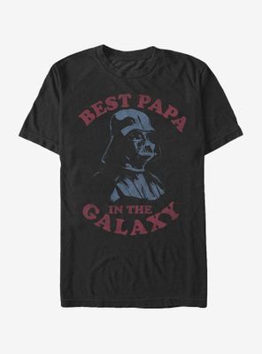 Star Wars Darth Vader Best Papa the Galaxy T-Shirt