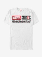 Marvel First 10 Years Anniversary Icon Logo T-Shirt