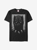 Marvel Black Panther Striped Profile T-Shirt