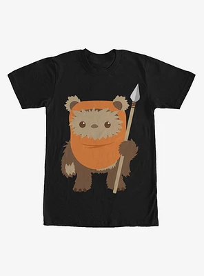 Star Wars Wicket Ewok Cartoon T-Shirt