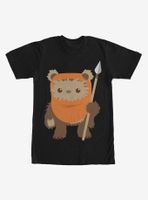 Star Wars Wicket Ewok Cartoon T-Shirt