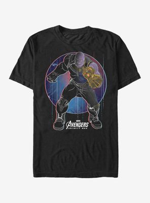 Marvel Avengers: Infinity War Thanos Circle T-Shirt