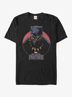 Marvel Black Panther 2018 Retro Circle T-Shirt