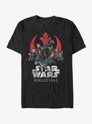 Star Wars Rebellion Groupshot Logo T-Shirt