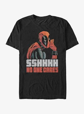 Marvel Deadpool No One Cares T-Shirt