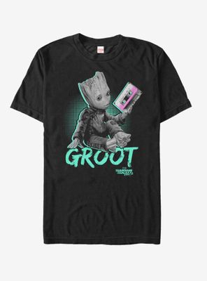 Marvel Guardians of Galaxy Vol. 2 Groot Mix Tape T-Shirt