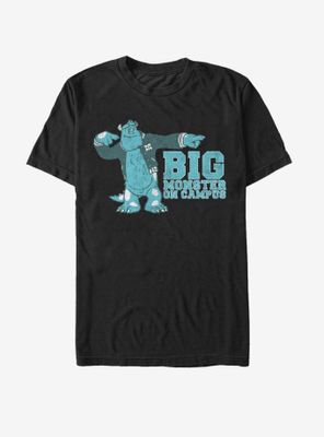Disney Pixar Monsters, Inc. Sulley Big Monster On Campus T-Shirt