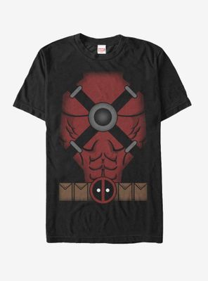Marvel Halloween Deadpool Cartoon Costume T-Shirt