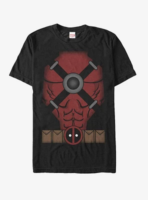 Marvel Halloween Deadpool Cartoon Costume T-Shirt