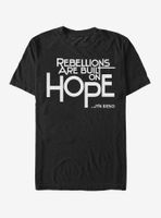 Star Wars Rebellions Built on Hope T-Shirt