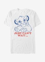 Disney The Lion King Simba Just Can't Wait T-Shirt