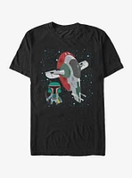 Star Wars Cartoon Boba Fett Slave I T-Shirt