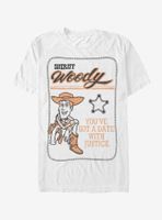 Disney Pixar Toy Story Sheriff Woody Date With Justice T-Shirt