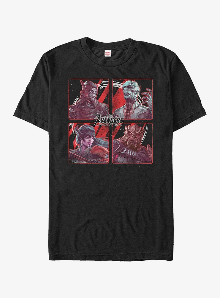 Marvel Avengers: Infinity War Black Order T-Shirt