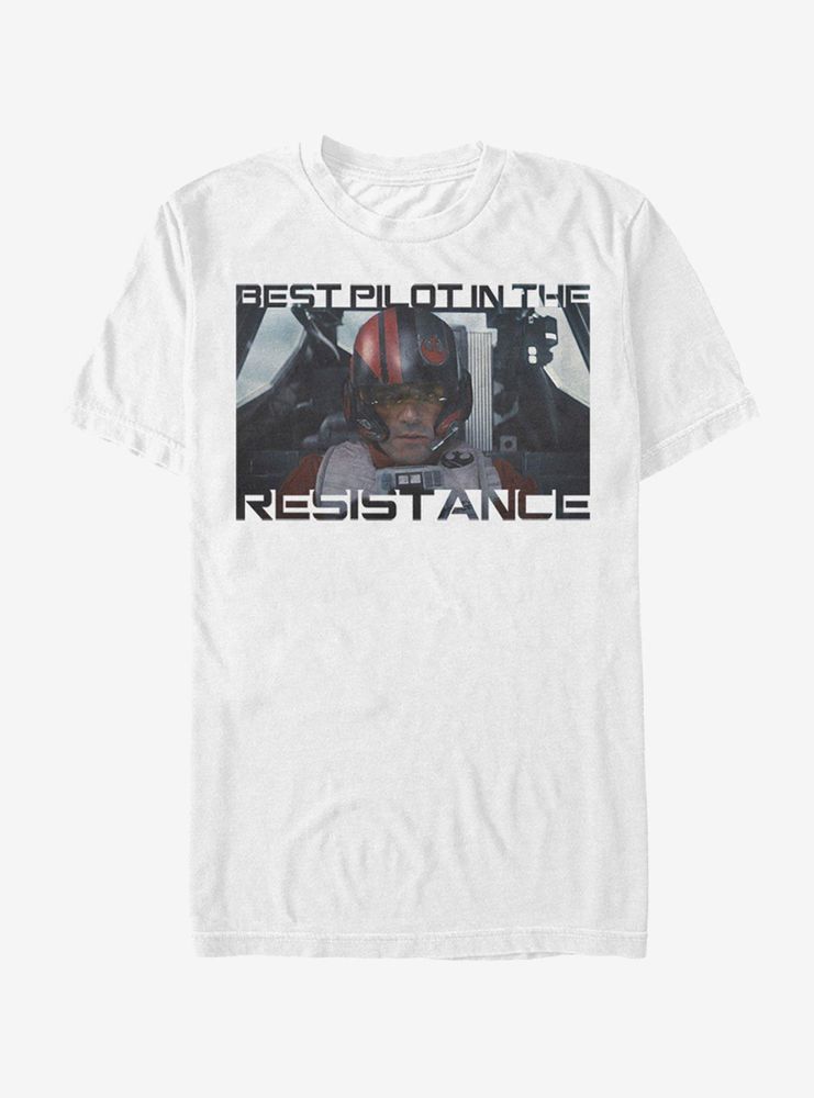 Star Wars Poe Best Pilot the Resistance T-Shirt