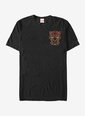 Marvel Black Panther 2018 Mask Badge T-Shirt