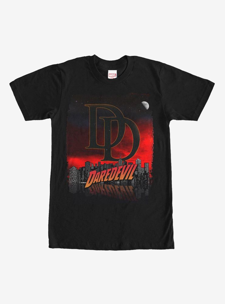 Marvel Daredevil Hell's Kitchen Cityscape T-Shirt