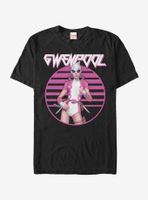 Marvel Gwenpool Retro Circle T-Shirt