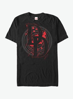 Marvel Daredevil Logo Circle T-Shirt
